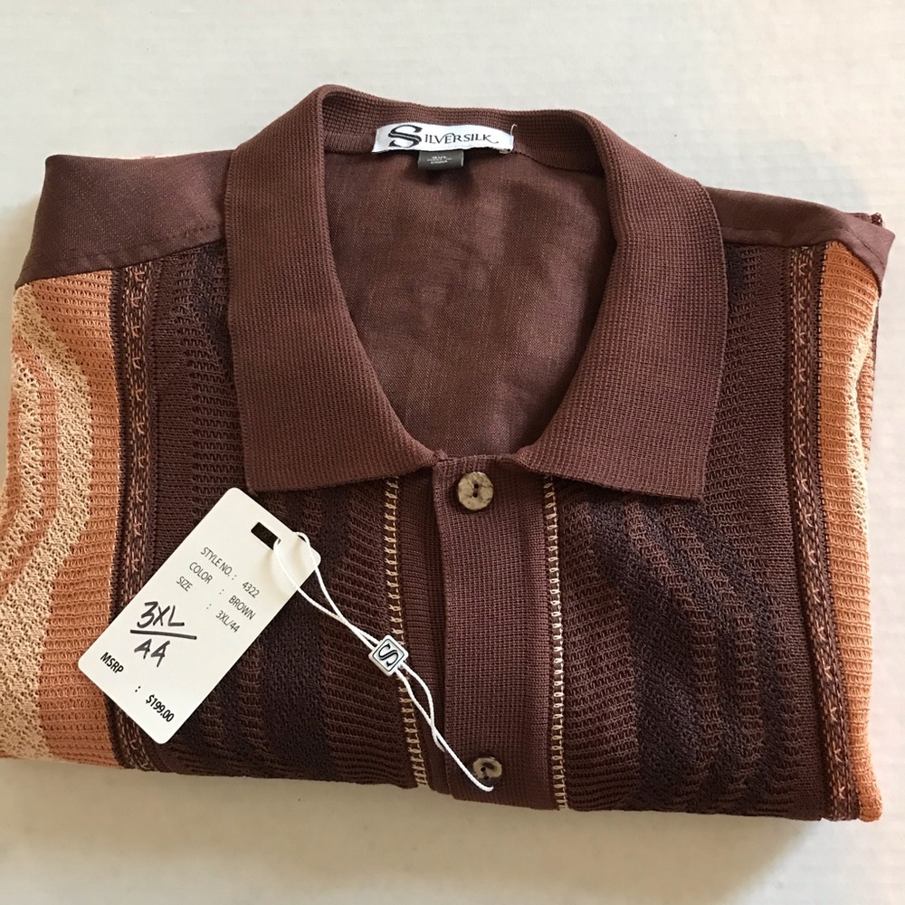 SilverSilk knit shirt